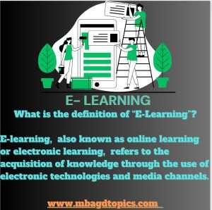 E - Learning